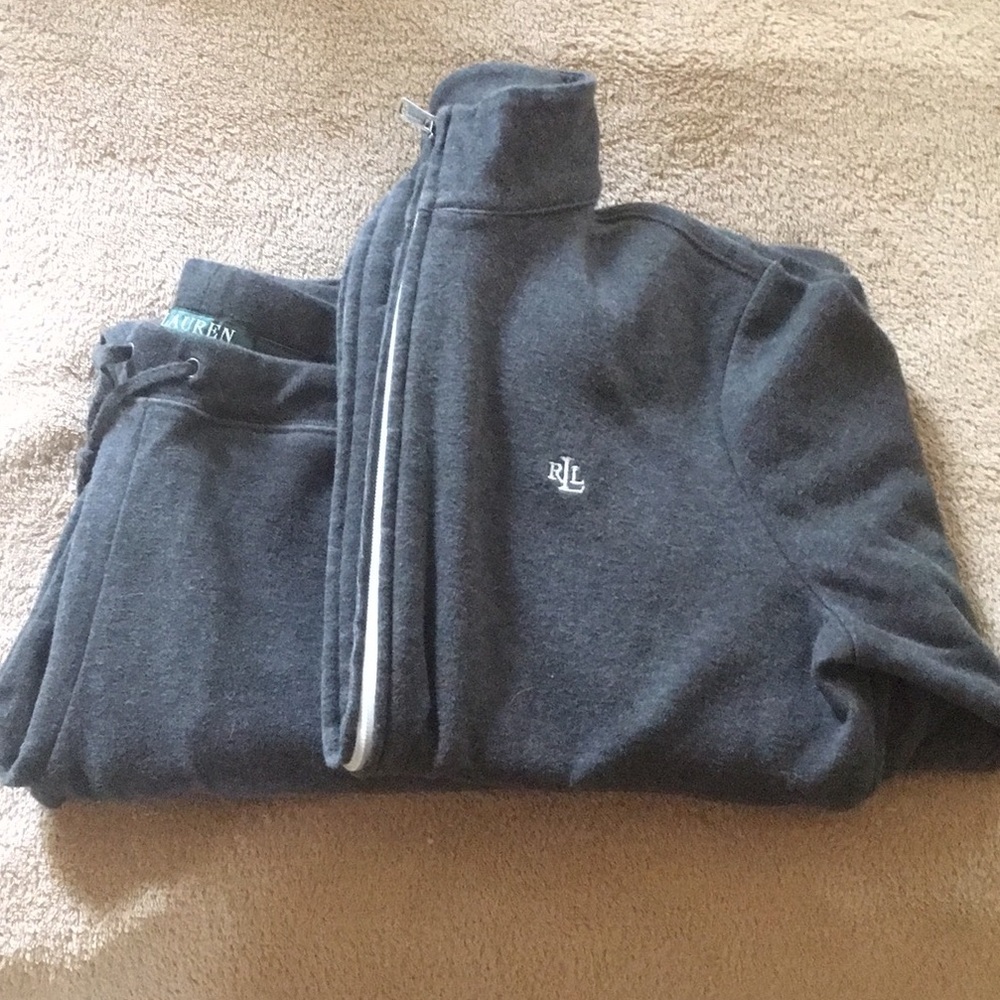 Ralph Lauren Grey Jogger Set